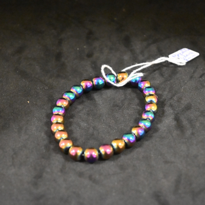 Bracelet Hématite titane 8mm