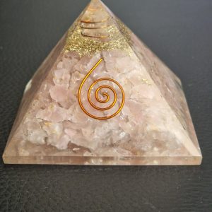 Pyramide Quartz Rose L
