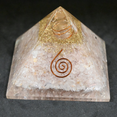 Pyramide Quartz Rose L