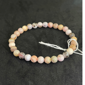 Bracelet Opale Zebré 6mm