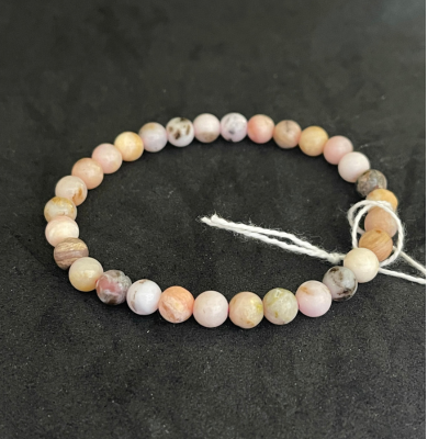 Bracelet Opale Zebré 6mm