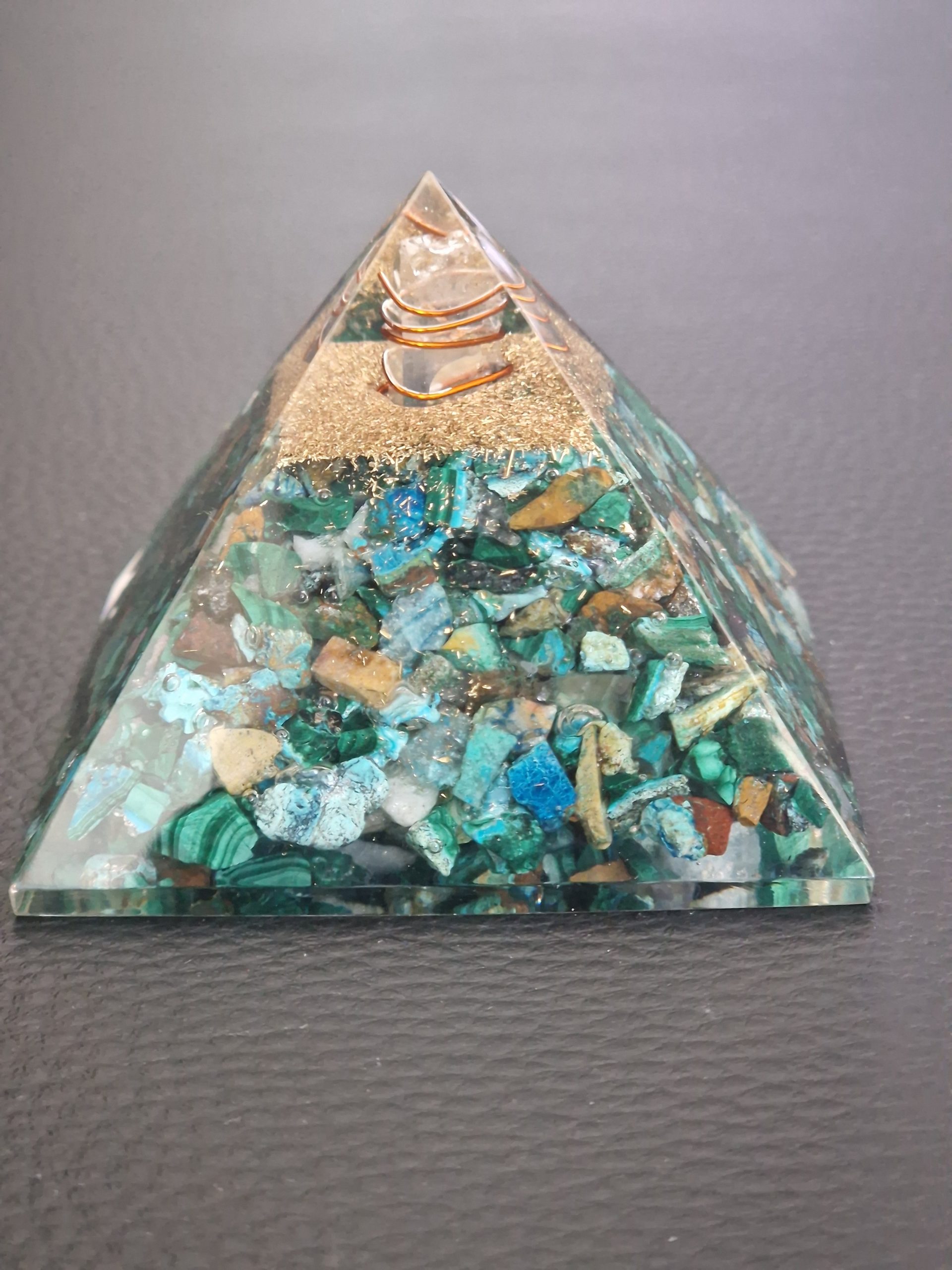 Pyramide Malachite L