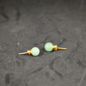 Boucles d'oreilles Aventurine Verte (puce)