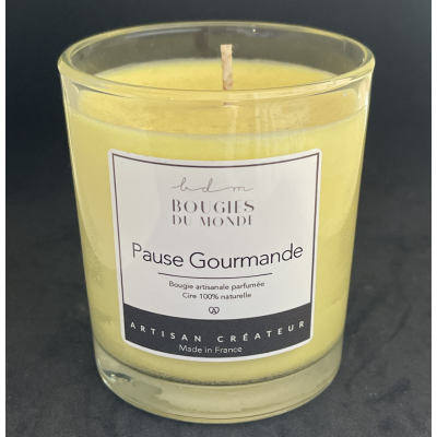 Bougie Pause Gourmande/Biscuits Epicés 100% cire naturelle