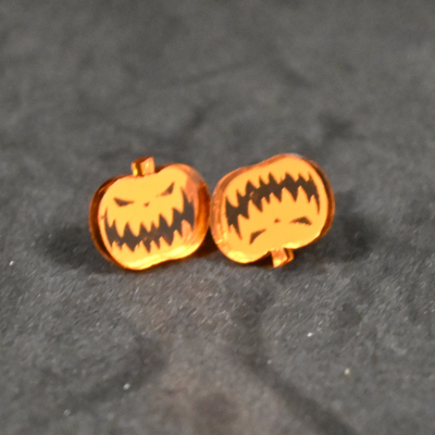 Boucles d'oreilles citrouille