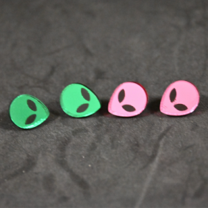 Boucles d'oreilles Alien