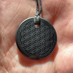 Collier Shungite Fleur de Vie