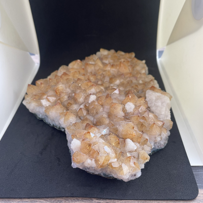 Druse de Citrine chauffé Extra taille L