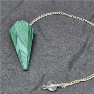 Pendule Malachite facetté