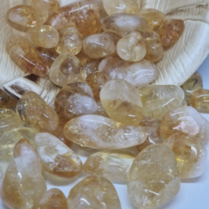 Pierre Roulée Citrine Chauffé