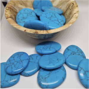 Galet de Turquoise Reconstitué