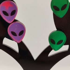 Boucles d'oreilles Alien