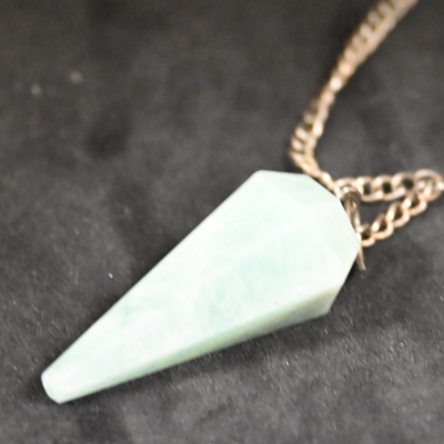 Pendule Hexagonal Amazonite du Pérou (qualitée A)