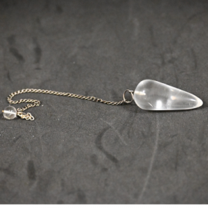 Pendule Conique Cristal de Roche Brésil (qualité A+)
