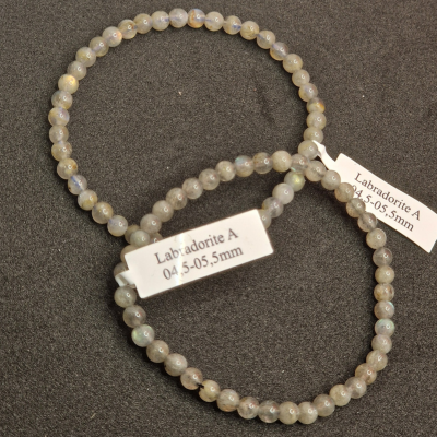 Bracelet Labradorite 4mm (qualitéA)