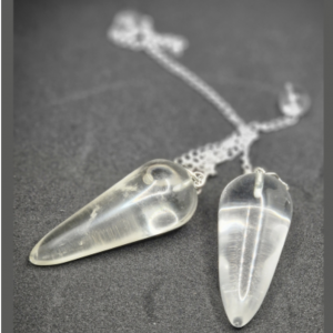 Pendule Conique Cristal de Roche Brésil (qualité A+)